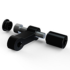 Set montaj, oglinda exterioara Mirror adaptor setx125mm direction: right-sided colour: neagra mirror height adjustment OXFORD OX758