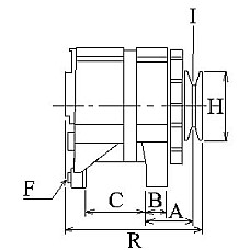 Alternator 14V 100A TOYOTA YARIS 1.0 12.10- CARGO CAR116581
