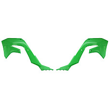 Kituri de plastic Radiator covers colour Green KAWASAKI KX 250/450 2019-2023 CEMOTO 8423400007 CEM