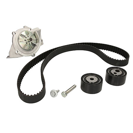 Set pompa apa + curea dintata Set de sincronizare curea + scripete + pompa de apa CITROEN JUMPER PEUGEOT BOXER 2.2D 02.02- HEPU PK08011