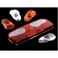 Dispersor, lampa spate Dispersor spate Dreapta/Stanga ECOPOINT cu triunghi reflectorizant ASPOCK A18-8522-002