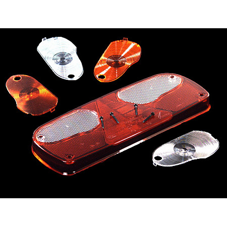 Dispersor, lampa spate Dispersor spate Dreapta/Stanga ECOPOINT cu triunghi reflectorizant ASPOCK A18-8522-002