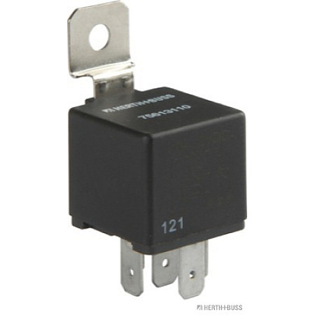 Releul curentului de lucru GP relay 12V 40A number of connections: 5 double pin 87 universal with resistor HERTH+BUSS PARTI ELECTRICE 75613110