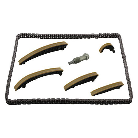 Chit lant de distributie swag calendarul stabilit. Rails + + lant intinzator Mercedes C Class W203 - C 320 CDI 203.020 01.05- SWAG SW99130321