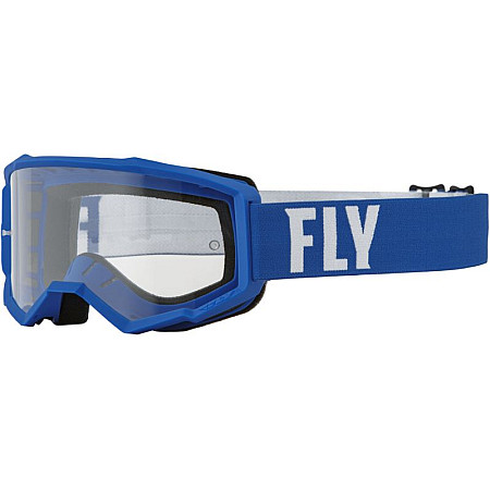 Ochelari de soare si protectie Motorcycle goggles FLY RACING FOCUS colour blue/white size OS FLY FLY 37-51132