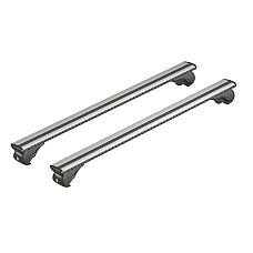 Set suporti portbagaj complet Silenzio Rail din aluminiu, montaj pe bare longitudinale 2buc - L - Evos RA