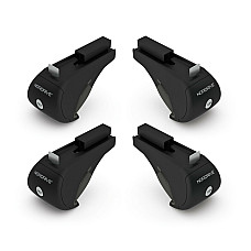 Set picioare Evos RA Rail Alu, pentru bare din aluminiu Silenzio, Alumia, Helio, 4buc