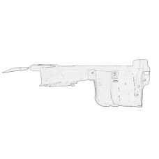 Cadru, radiator Engine radiator cover JEEP GRAND CHEROKEE IV ERB/EZH 11.10- CHRYSLER 68328708AA