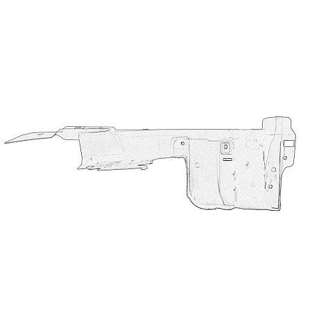 Cadru, radiator Engine radiator cover JEEP GRAND CHEROKEE IV ERB/EZH 11.10- CHRYSLER 68328708AA