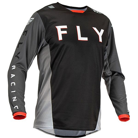 Camasa off-road T-shirt off road FLY RACING KINETIC KORE colour neagra/grey size S FLY FLY 376-420S