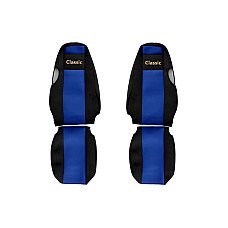 Husa scaun Huse pentru scaune Classic albastru material velours serie CLASSIC centura de siguranta a pasagerului asamblata in scaun centura de siguranta a soferului asamblata in scaun scaune cu tetiere int F-CORE F-CORE PS14 BLUE
