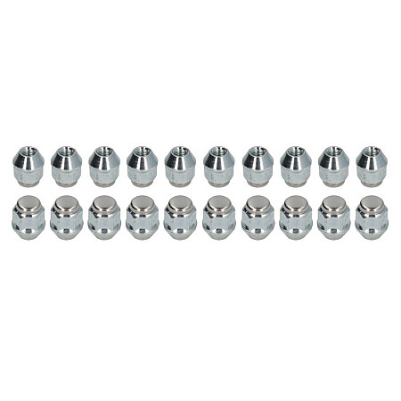 Trusa de montare a jantei de aliaj Fitting kit NUT-KIT N M12x15 K21 CLOSED CAP INOX H30 D50 1 kit / 4 wheels - B/N qty 20 MAK MAK 8050000917