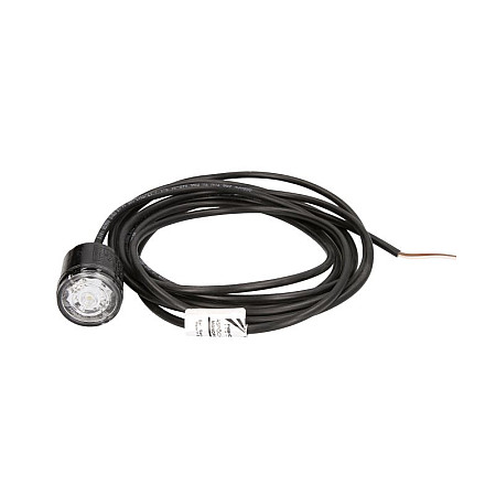 Lampa gabarit Outline marker lights L/R MONOPOINT II white embossed hose length 3500 12/24V MONOPOINT II ASPOCK A31-6700-037