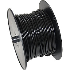 Cablu de alimentare Kabel elektryczny przewod FLY dawny FLK izolacja z tworzywa sztucznego PCW na szpulach do odwijania 15 mm2 czarny 100 m DRESSELHAUS 4677/705/06 1.5