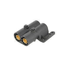 Dulie Priza plug-in numar pini/mumar pini activi 2 150V 160A alama contacte lipite corp din plastic crestat pentru furtun cu diametrul de 35 mm2 TRUCKLIGHT SO-EC35-PLA