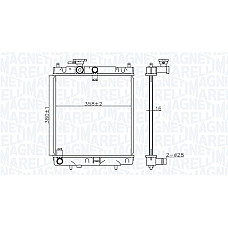 Radiator, racire motor Radiator motor  NISSAN MICRA II 1.0-1.5D MAGNETI MARELLI 350213176400