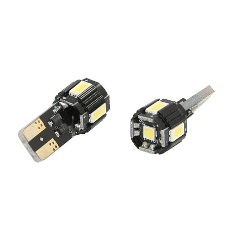 Bec incandescent LED light bulb LED 2pcs W5W 12V max. 22W light colour cool white max. 6000K socket type W2.1x9.5d no road approval for vehicles without CAN-Bus M-TECH TULB804W