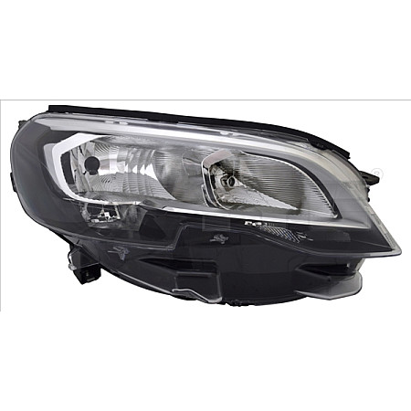 Far Headlamp L H1/H7/W21W electric with motor PEUGEOT EXPERT TRAVELLER 03.16- TYC TYC 20-17602-05-2