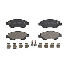 Set placute de frana Fata CITROEN C1 C1 II PEUGEOT 107 108 TOYOTA AYGO 1.0/1.2/1.4D 06.05- BRECK 23959 00 702 00