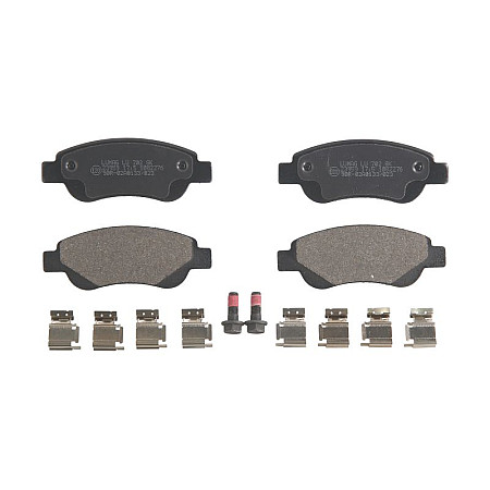 Set placute de frana Fata CITROEN C1 C1 II PEUGEOT 107 108 TOYOTA AYGO 1.0/1.2/1.4D 06.05- BRECK 23959 00 702 00