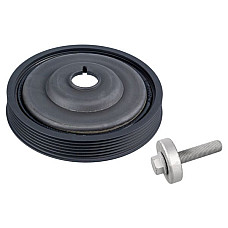 Fulie curea, arbore cotit Crankshaft pulley number of ribs: 5 MERCEDES A W176 B SPORTS TOURER W246 W242 CITAN MIXTO DOUBLE CABIN CITAN MPV CITAN/MINIVAN W415 CLA C117 1.2-2.0 06.01- SWAG SW60936155