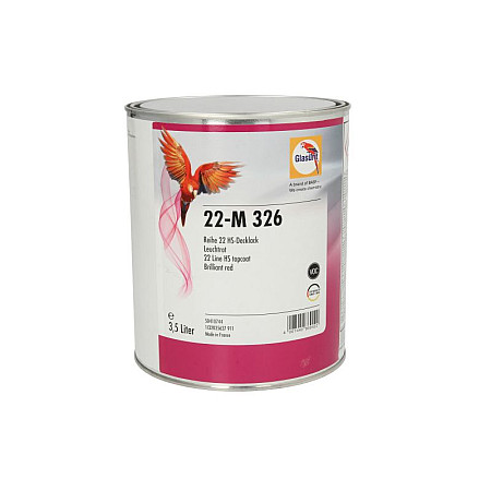 Vopsele Vopsea 35 l rosu acrilic luciu pt caroserie compusi organici volatili: 420 tip de pulverizare: pistol GLASURIT 50410744