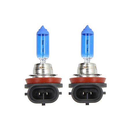 Bec, far principal Light bulb halogen 2pcs H8 Xenon Blue 12V max. 35W light colour cool white max. 6000K socket type PGJ19-1 no road approval contains 2 cores M-TECH PTZXB8-DUO