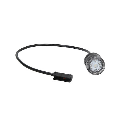 Lampa gabarit Outline marker lights L/R MONOPOINT II white LED embossed hose length 500 12/24V MONOPOINT II ASPOCK A31-6704-097