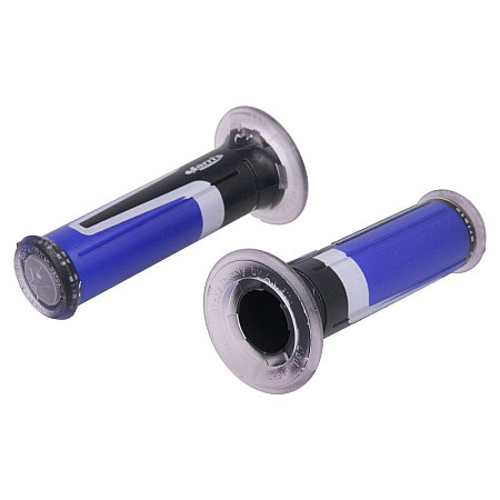 Miner Grips ghidon diametru 22 24mm lungime 120mm Culoare drum negru albastru gri Harri's buc ARIETE 01687 AA
