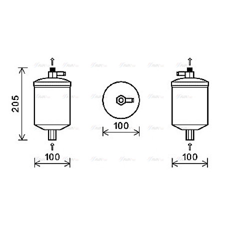 Uscator,aer conditionat Air conditioning drier ALLIS CHALMERS 6000 4200TI/433I/433T HIGHWAY 42155001HW