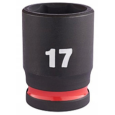 "Tubulare si accesorii Socket impact Hexagonal 3/4"" metric size: 17 mm finish: neagra / phosphate" MILWAUKEE 4932480361