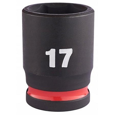 "Tubulare si accesorii Socket impact Hexagonal 3/4"" metric size: 17 mm finish: neagra / phosphate" MILWAUKEE 4932480361