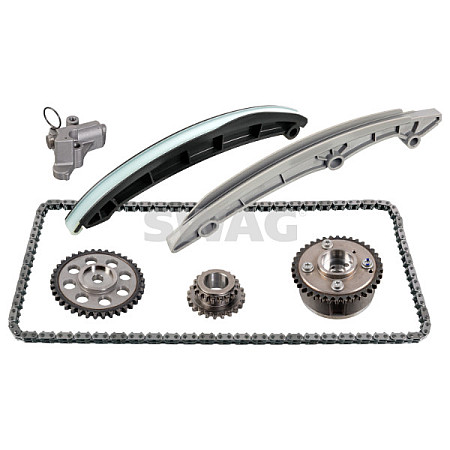 Chit lant de distributie Timing set chain + sprocket VW CC B7 EOS GOLF VI SCIROCCO III SHARAN TIGUAN 1.4 09.07- SWAG SW33108200