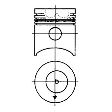 Diametru piston 100mm STD FENDT 200 300 600 F AGRIFULL 80 RENAULT 1000 300 400 50 600 80 800 900 R XX-12 XX-14 D225-6-D327-3 KOLBENSCHMIDT 93 063 600