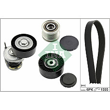 Set curea transmisie cu caneluri V-belts set with rollers SKODA SCALA VW AMAROK MULTIVAN V MULTIVAN VI TRANSPORTER V TRANSPORTER VI TRANSPORTER VI / CARAVELLE VI 1.6D/2.0D 09.09- INA 529 0535 20