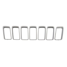 Grila radiator Element grila fata Cadru grila fata mijloc set argintiu JEEP GRAND CHEROKEE IV 05.13- BLIC 6502-07-3206998PK