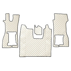 Covor compartiment picioare F-CORE pe intregul etaj scaun pasager convertibil cantitate in set 4 szt. material - piele matlasata eko culoare - sampanie SCANIA LPGRS 09.16- F-CORE F-CORE FL36 CHAMP