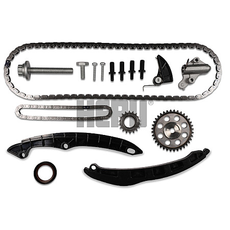 Chit lant de distributie Timing set chain + sprocket AUDI A3 SEAT ALTEA ALTEA XL CORDOBA IBIZA III IBIZA IV IBIZA IV SC LEON SKODA FABIA II OCTAVIA II ROOMSTER YETI VW EOS 1.2LPG-1.6LPG 02.02- HEPU HEP21-0020
