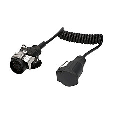 Adaptor conducte, set electric Sortiment de conectori de sirma adaptor lungime: 1750mm numar pini: 13/15 24 / 12V IVECO STRALIS fara convertor spirala TRUCKLIGHT AD-15/13-24/12V-01