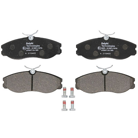 Set placute de frana Fata FORD MAVERICK LDV CUB NISSAN SERENA TERRANO II VANETTE CARGO 1.6-3.0D 06.91-09.07 DELPHI LP0847