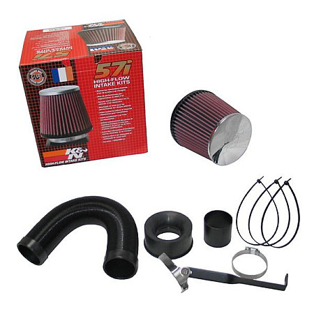 Sistemul de admisie K &amp; N conic cu filtru aer   un set 57 Vauxhall CORSA 14i 16V 89BHP 2006 K&amp;N 57 0663