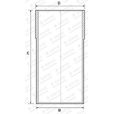 Camasa piston Cilindru de linie 80mm LAND ROVER FREELANDER I LOTUS ELISE MG MG TF MG ZR MG ZS MG ZT MG ZT- T MGF ROVER 200 200 II 25 I 400 400 II 45 I 75 1.6/1.8/2.5 03.95-12.09 GOETZE 14-710020-00