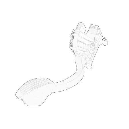 Senzor, pedala acceleratie Pedala de accelerare FIAT 500 PANDA LANCIA YPSILON 0.9-1.3D 07.07- OE FIAT 51852090