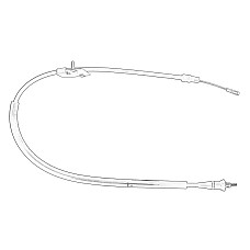 Cablu, frana de parcare Cablu frana de mana Spate Dreapta JEEP COMMANDER GRAND CHEROKEE III 3.0-6.1 10.04- CHRYSLER 68024890AC