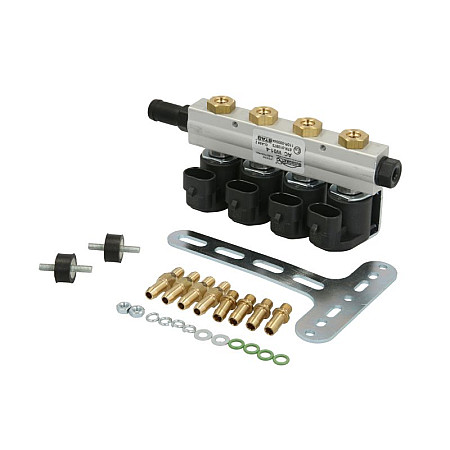 Rampa injector GPL LPG injection rail number of cylinders 4 pcs ACW-01 AC LPG WGM2040AH