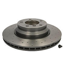 Disc frana Brake disc BREMBO Xtra 1pcs Drilled front  L/R outer diameter 330 mm thickness 24 mm BMW 1 E81 1 E82 1 E87 1 E88 3 E90 3 E91 3 E92 2.0-3.0D 12.04-06.15 BREMBO 09.A259.1X