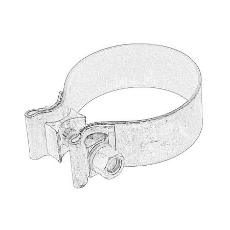 Conector teava, sistem de esapament Exhaust system clasp JOHN DEERE 6130 6230 6230 PREMIUM 6330 6330 PREMIUM 6330 PREMIUM 6430 6430 PREMIUM OE JOHN DEERE AL164678-JD