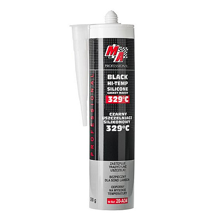 Material de etansare Silicon de etansare etansare izolant de silicon cartus 290g culoare: Negru rezistent la Lichid racire Uleiuri de motor Vaselina -54/329Ctemperatura ridicata MA PROFESSIONAL MA 20-A34