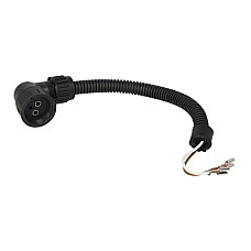 Stecher Mufa de metalica numar pini: 2 forma mufa: rotund M24x1cablu pentru uscator cu sarma de 20cm PNEUMATICS PN-10224