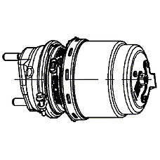 Cilindru multifunctional Servomotor frana Spate Stanga cursa: 57mm M22x15mm 15 MERCEDES ATEGO ATEGO 2 01.98- WABCO 925 486 011 0